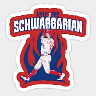 Kyle Schwarber The Schwarbarian Sticker